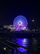The ferris wheel on the pier